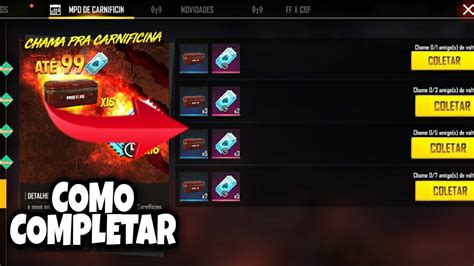 COMO CHAMAR AMIGO DE VOLTA NO FREE FIRE E COMPLETAR O EVENTO GANHE ATÉ