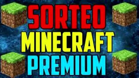 Sorteo Cuenta Minecraft Premium Youtube