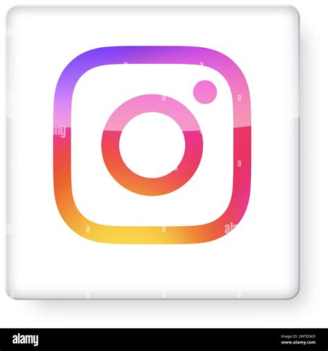 Instagram Logo As An App Icon Clipping Path Included Stock Photo Alamy