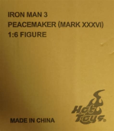 Hottoys Peacemaker Mark Xxxvi Mms Iron Man Hot Toys Carousell