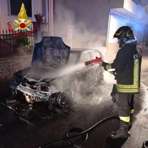 Auto Di Un Carabiniere Distrutta Dalle Fiamme Nella Notte Infodifesa