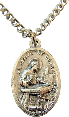 Westman Works Saint Joseph The Home Seller Medal Necklace Deluxe Set