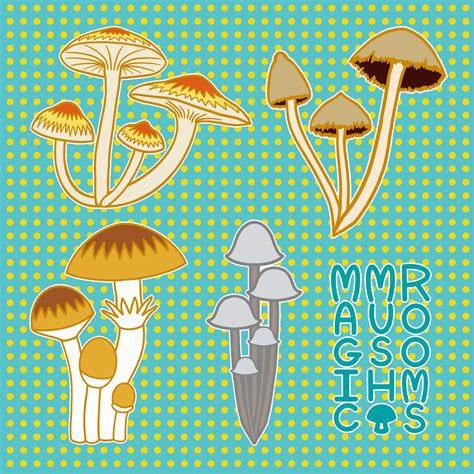 [actives] I drew some mushrooms I’ve been reading about! : r