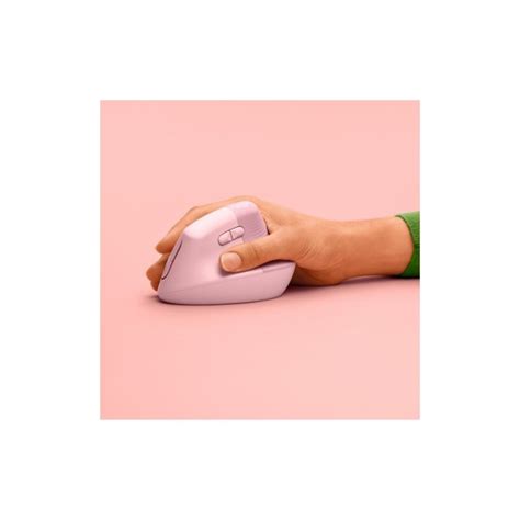 Мышка Logitech Lift Vertical Ergonomic Wireless/Bluetooth Rose (910 ...