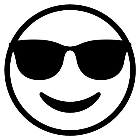 Smiling Face With Sunglasses Vector Svg Icon Svg Repo