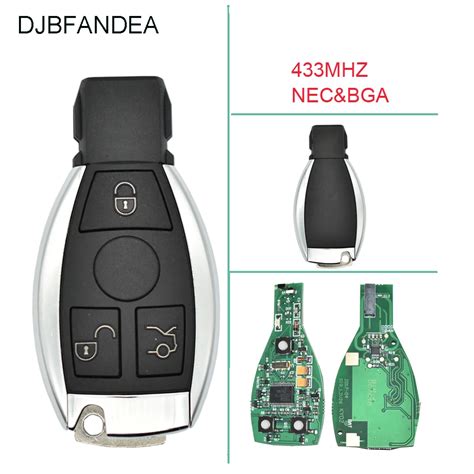 DJBFANDEA Llave De Coche Inteligente Para Mercedes Benz Soporte NEC Y