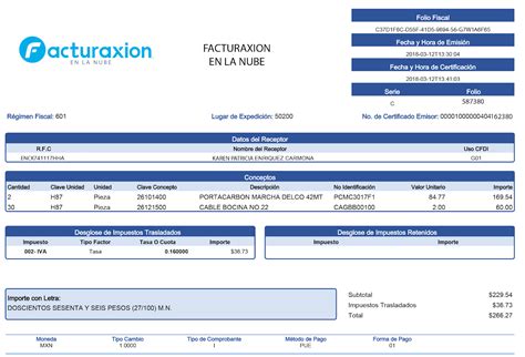 Facturaxion En La Nube C Mo Identificar El Uuid De Una Factura