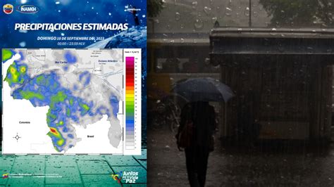 Inameh Reporta Para Este Domingo Un Clima De Nubosidad Y Lluvias