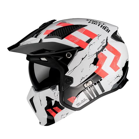 MT Street Fighter Skull Motorcycle Helmet - BDLA Motorbikes