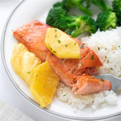 EASY Glazed Pineapple Salmon Meaningful Eats