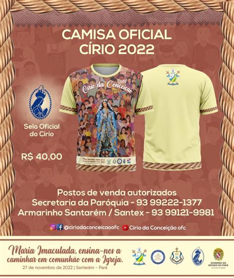 Círio 2022 Diretoria Da Festa Divulga Camisa E Programação Oficial