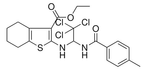 Ethyl 2 222 Trichloro 1 4 Methylbenzoylamino Ethyl Amino 456