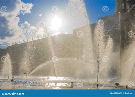 The Sergels Torg Fountain in Stockholm Stock Image - Image of ...