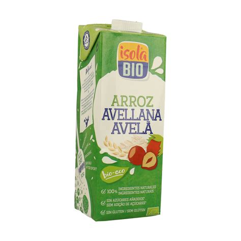 Bebida De Arroz Y Avellanas Bio 1 L De Isola Bio Naturitas