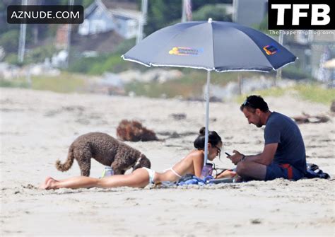 Jordana Brewster Sexy Seen Flaunting Her Hot Bikini Bodyat Thr Beach In Carpinteria Aznude