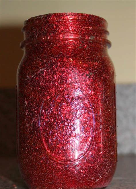 35 Diy Glitter Mason Jar Tutorial Diy To Make