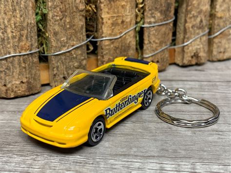 Hot Wheels Mustang Keychain Backpack Accessories Zipper Pulls Car Keychain Collector Etsy
