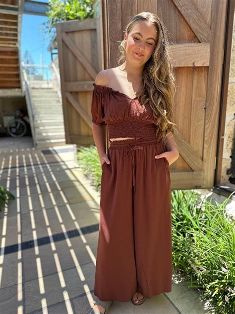 PANT TIA WIDE LEG COCOA Naked Gypsy