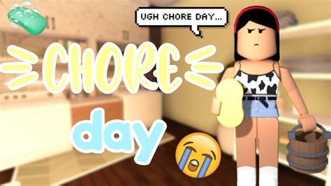 Chore Day Roblox Bloxburg Youtube