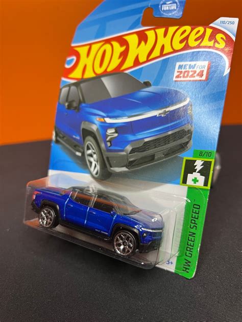 Hot Wheels Silverado EV Rst 110 250 Hw Green Speed 8 10 Etsy