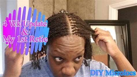 Diy Microlocs Week Update St Retie Loc Journey Interlocks