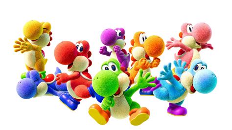 Tons of Yoshi's Crafted World art