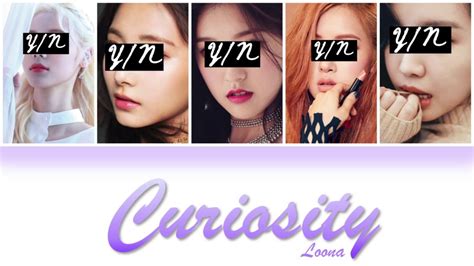 CURIOSITY YOUR GIRL GROUP 5 MEMBER VER HAN ROM ENG COLOUR CODED