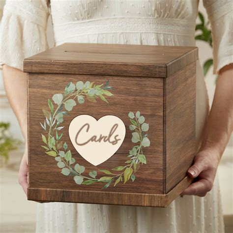 Personalized Card Box Rustic Wedding Card Box Rustic Wedding Decor