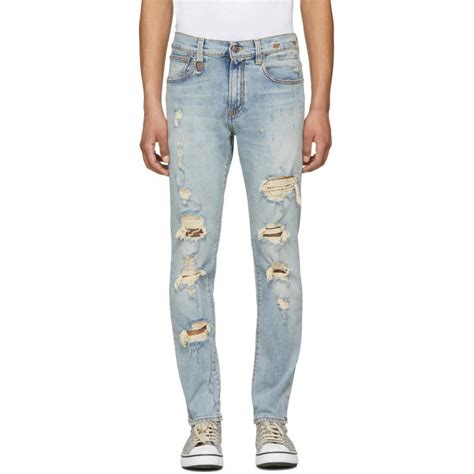 R13 Blue Skate Jeans R13