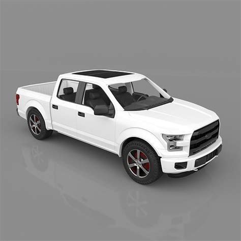 Ford F Lariat Ready To Print Stl Files D Model D Printable Cgtrader