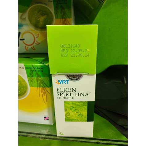 Jual Elken Spirulina Isi Tablet Asli Original Shopee Indonesia