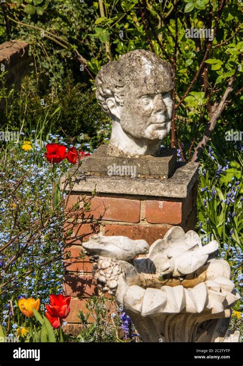 garden statue stock photo alamy
