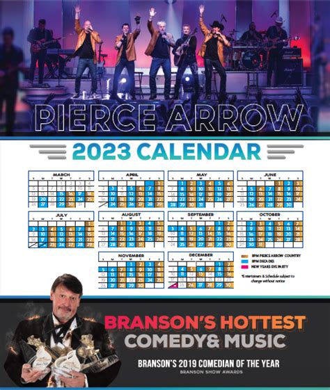 Pierce Arrow Presents Decades Branson Ticket Travel