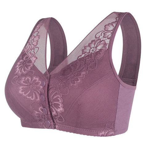 Mrat Clearance Bras For Women Wire Free Strapless Large Front Button