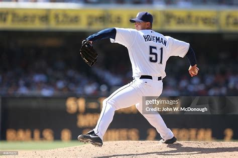 San Diego Padres Trevor Hoffman in action, pitching vs Boston Red ...