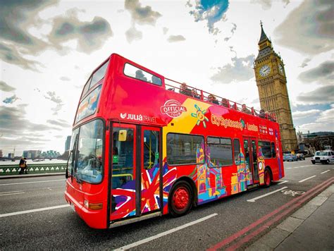 Open bus tour of London Christmas lights