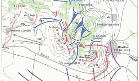 Map Of Monte Cassino Italy Map Of Monte Cassino Battle | secretmuseum