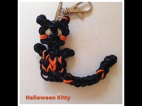 Rainbow Loom Halloween Cat | Rainbow loom, Rainbow loom charms ...