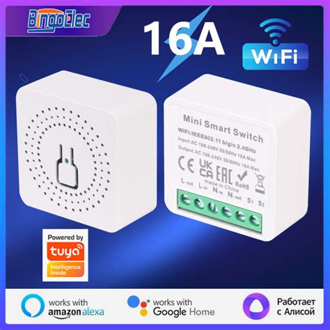 Bingoelec WiFi MiNi Smart Switch Tuya 16A 2 Way Control Timer Wireless