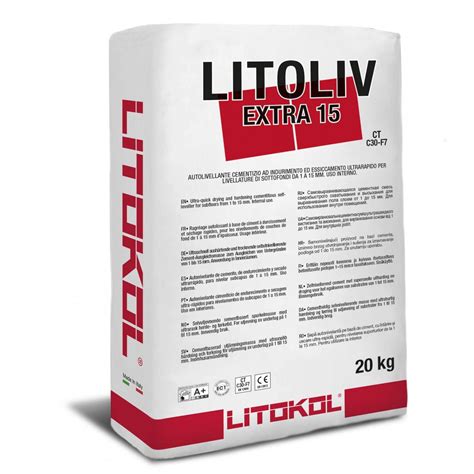 ᐉ Цементный состав самовыравнивающий Litokol LITOLIV EXTRA15 20 кг ...