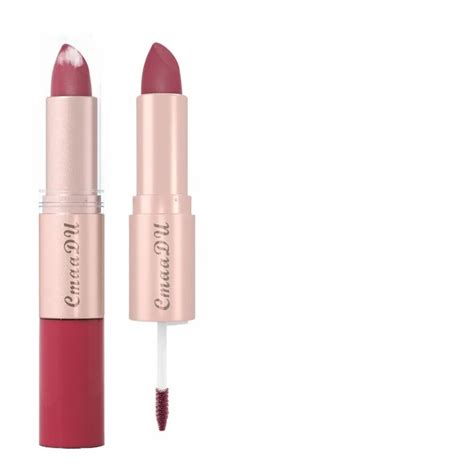 Waterproof Double Ended Nude Matte Melted Matte Lipstick With Veet Glossy Finish Sexy Red Lip