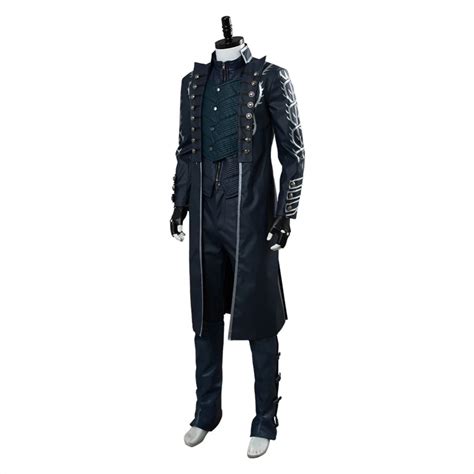 DMC 5 Вергилий косплей костюм пальто униформа наряд костюм Вергилия ...