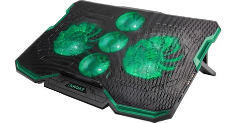 Enhance Cryogen Laptop Cooling Pad Green Engxc Gnws B H