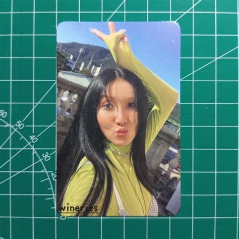 Hwasa Photocard Pc Album Mamamoo Mic On 1takes Version Solar Moonbyul