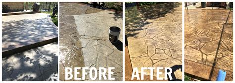 Stamped Concrete Maintenance - Blackwater Concrete