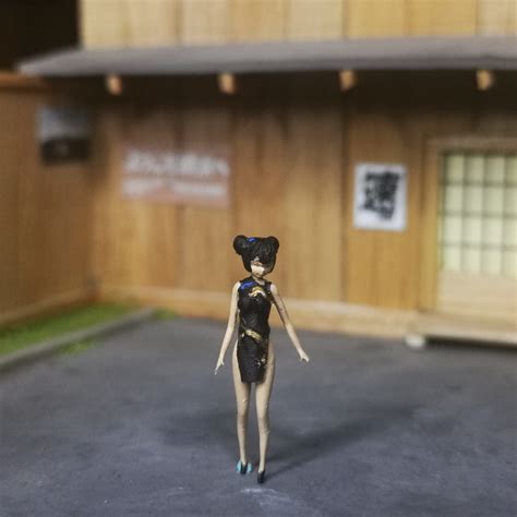 Figure Women Cheongsam Miniature Diorama Hot Wheels Kisaki Blue Archive Chinese New Year