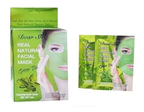 Pack 10 Mascarilla Dear She Green Tea Peel Off Reparación Meses Sin