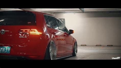 【iacrotv】stance Volkswagen Golf Mk7 Gti Kunming China Youtube