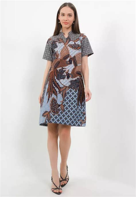 Jual Krisna Batik Adena Dress Batik Katun Original Zalora