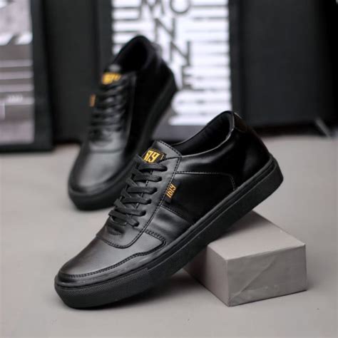 Jual Sultan Footwear X August Black Sepatu Kasual Sneakers Pria